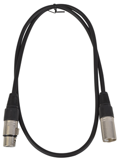 XLR Male to XLR Female Patch Lead 3 Pin Balanced Choice of Length